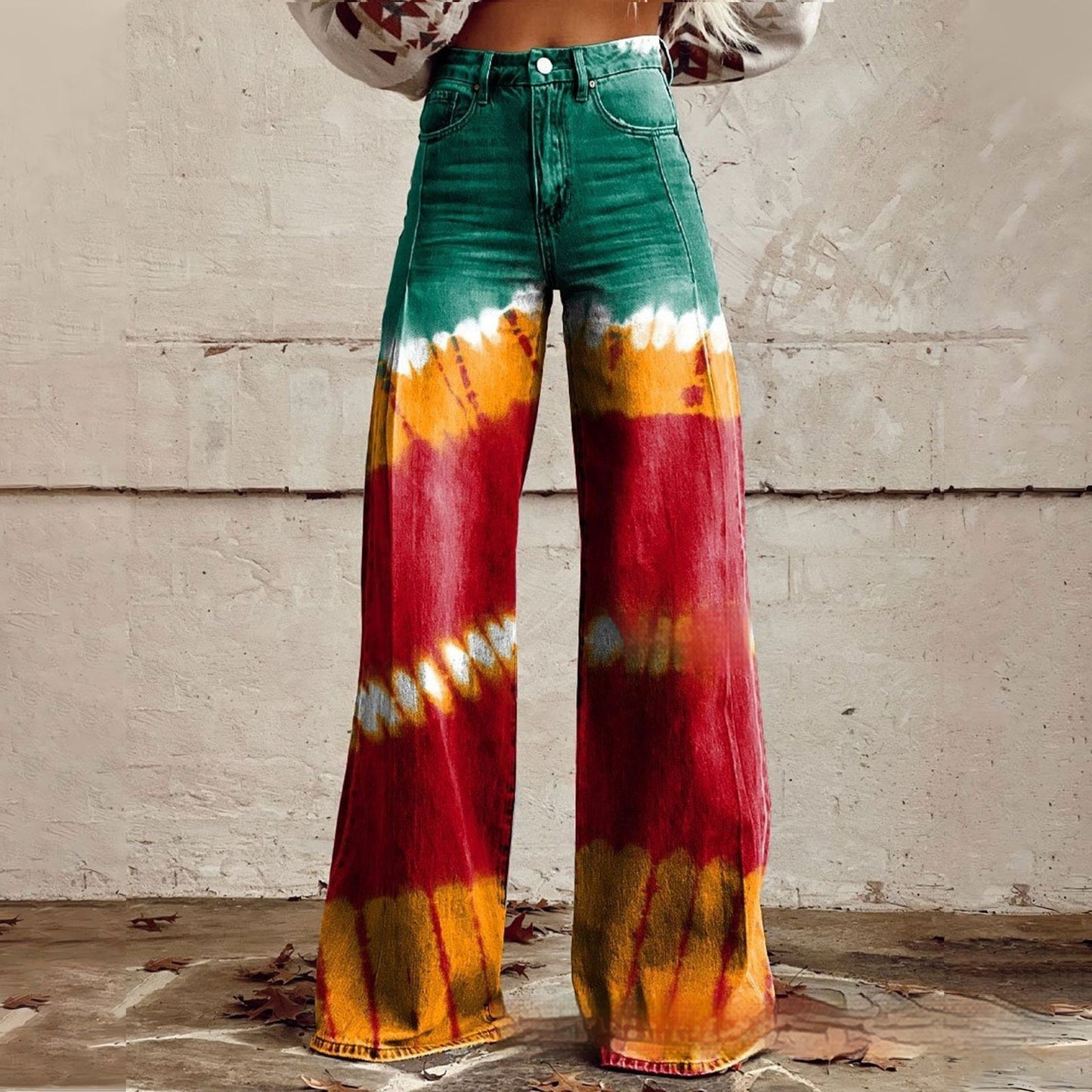 Foreign Trade Wide Leg Jeans