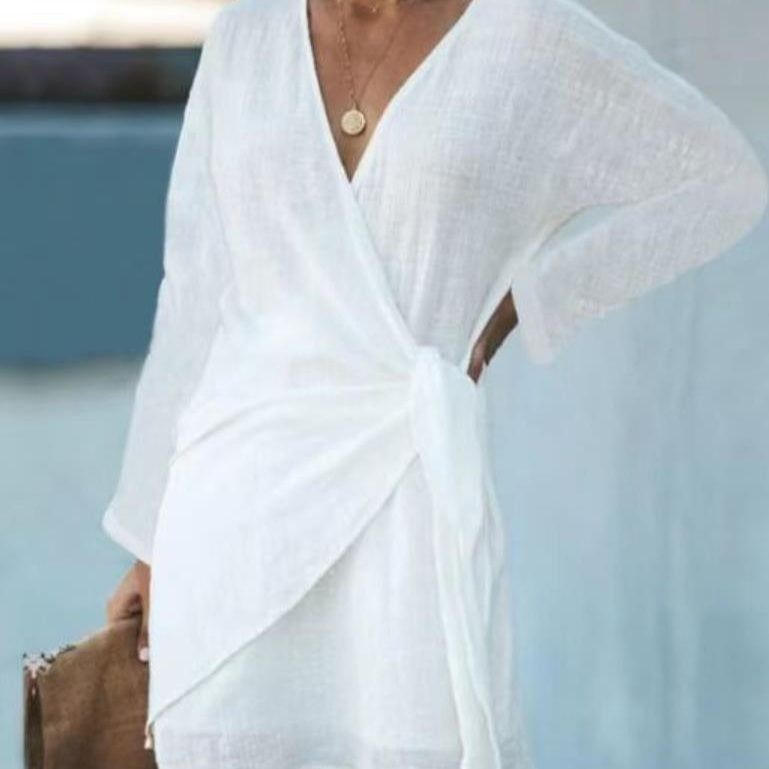 Leisure Style Cotton Dress
