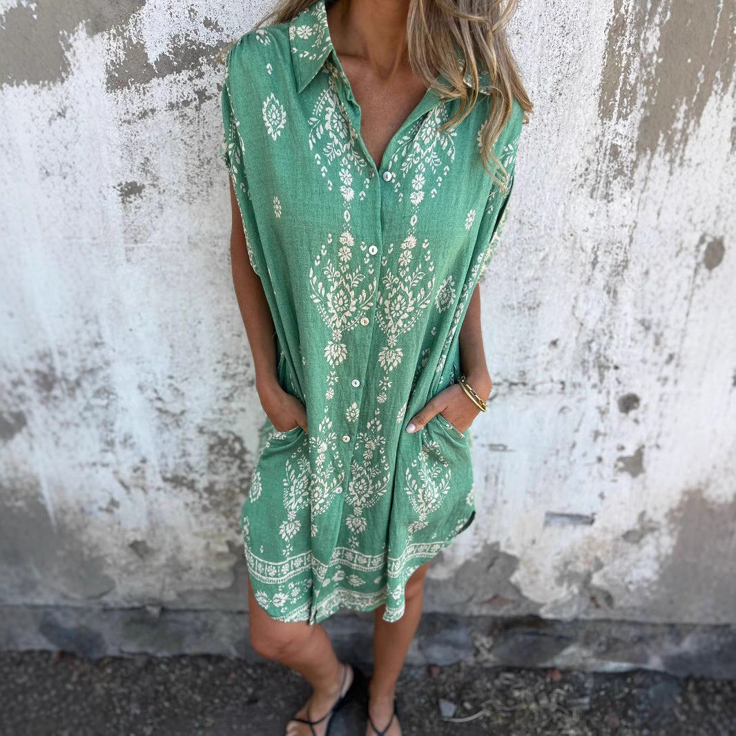 The Loose Casual Shirt Dress