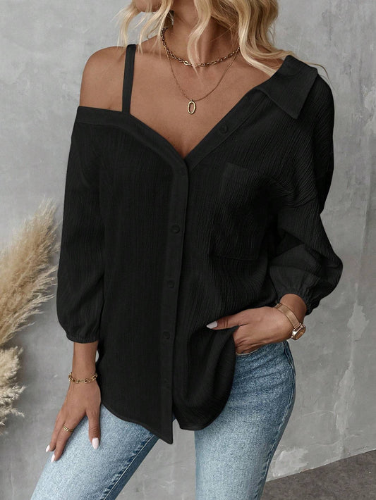 Dropped Shoulder Blouse